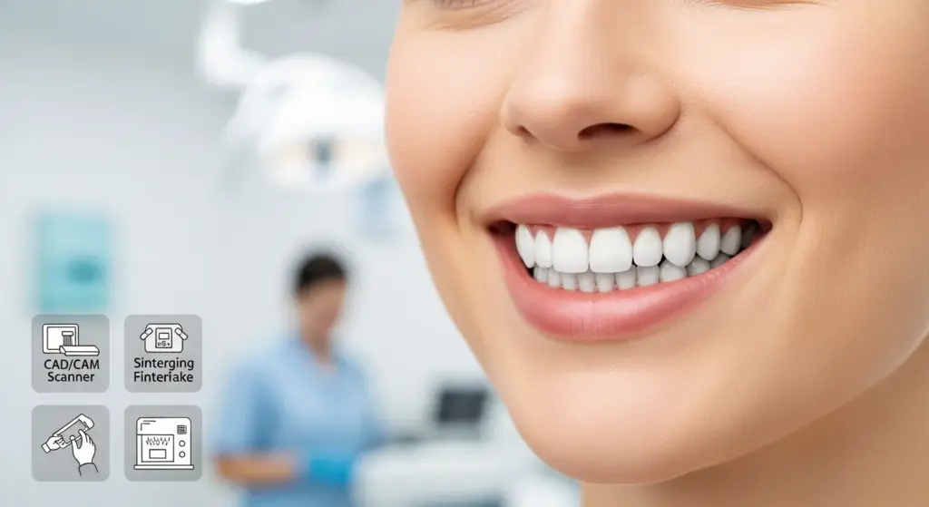 Zirconium Dental Crowns